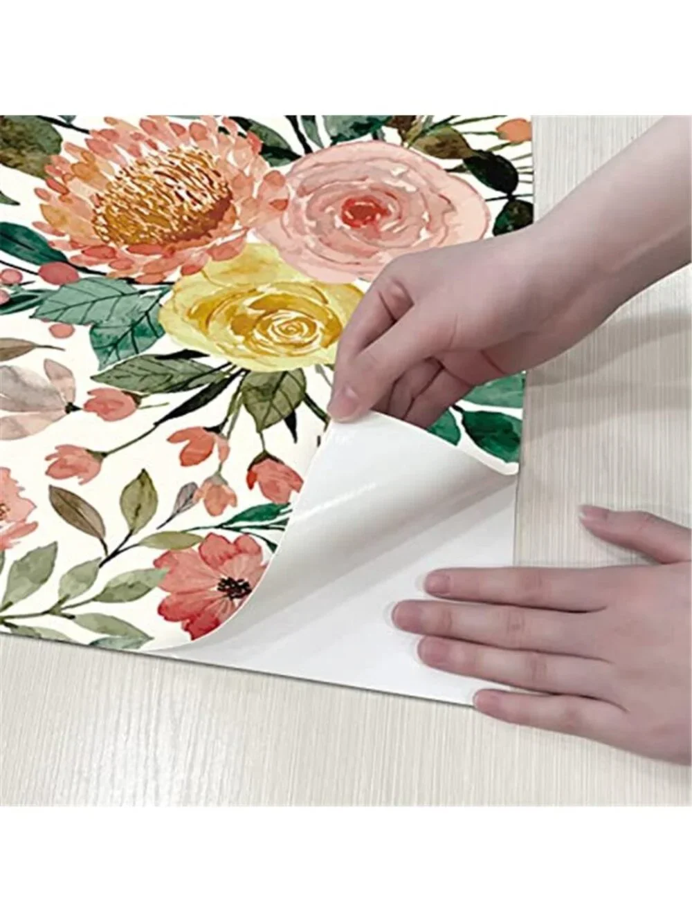 Floral Peel Stick Wallpaper Rose Peony Botanical Removable Contact Paper